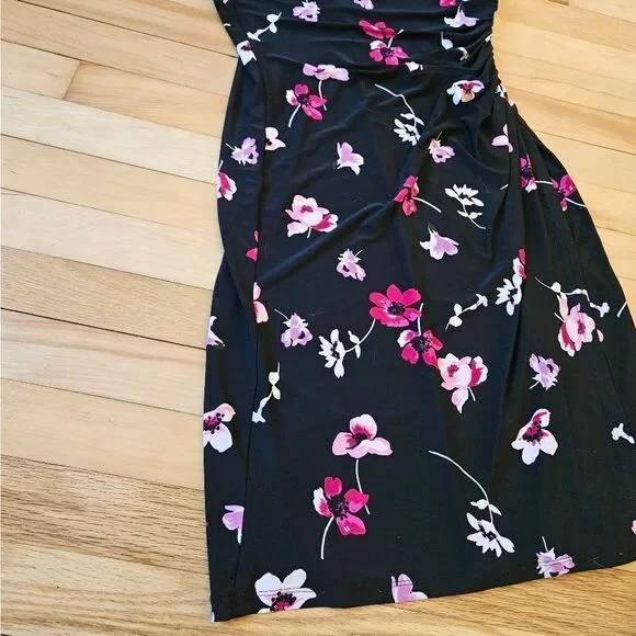 Vintage Lauren Ralph Lauren Floral Stretchy Dress - Picture 4 of 8